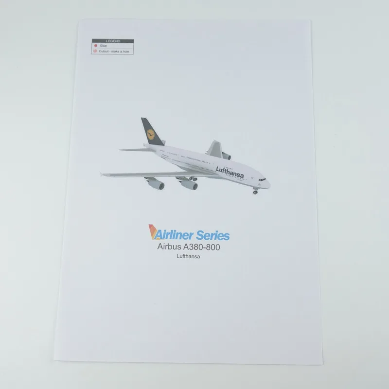 Германия Южная Корея Airbus A380 Airliner Paper Craft Airbus A380 Civil Aviation от AliExpress WW