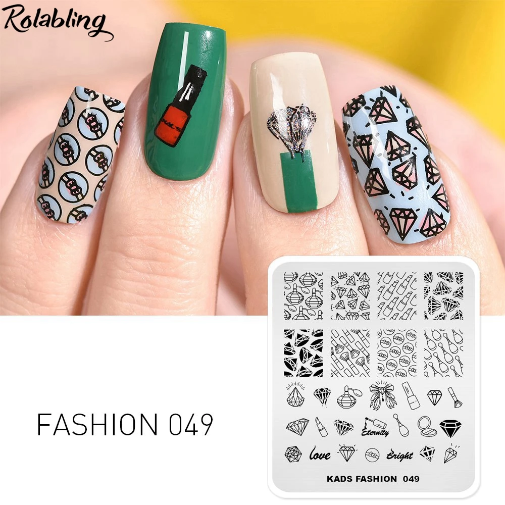 Моделирующее устройство для тиснения алмазной серии шаблоны на ногтях