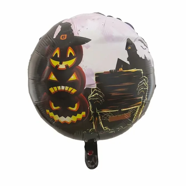 

10pcs 18'' Halloween Pumpkin Ghost Balloon Decorations Skeleton Foil Balloon Inflatable Toys Bat Globos Halloween Party Supplies