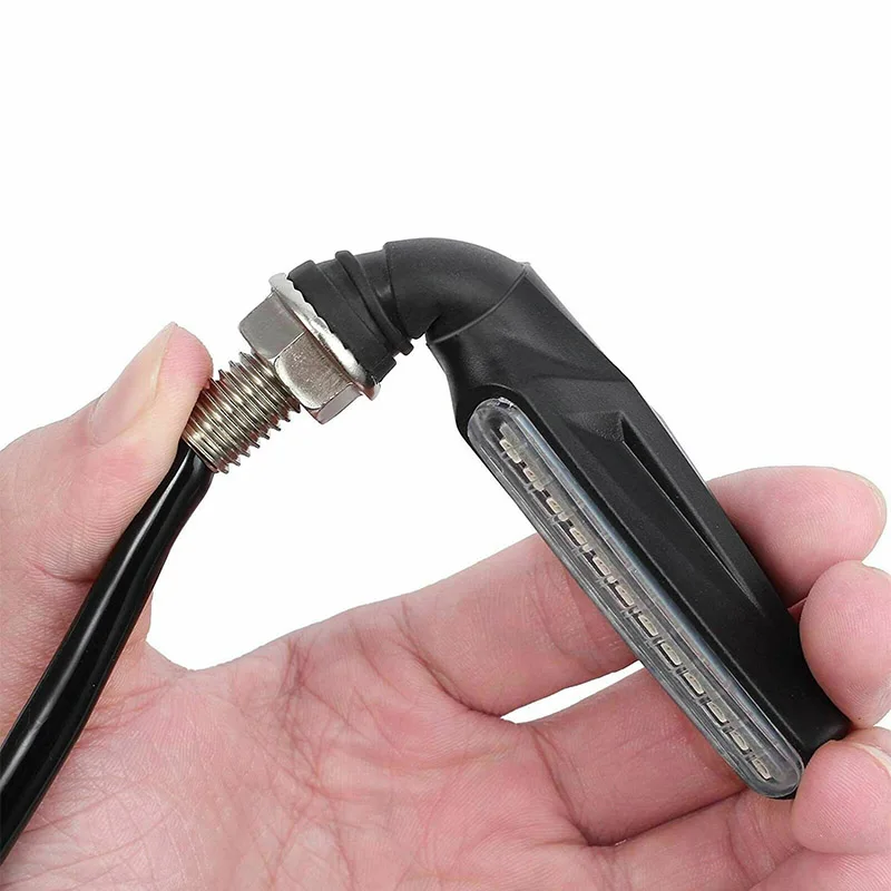 2 шт. светодиодный Сигналы поворота для мотоцикла светильник 12 фонарь