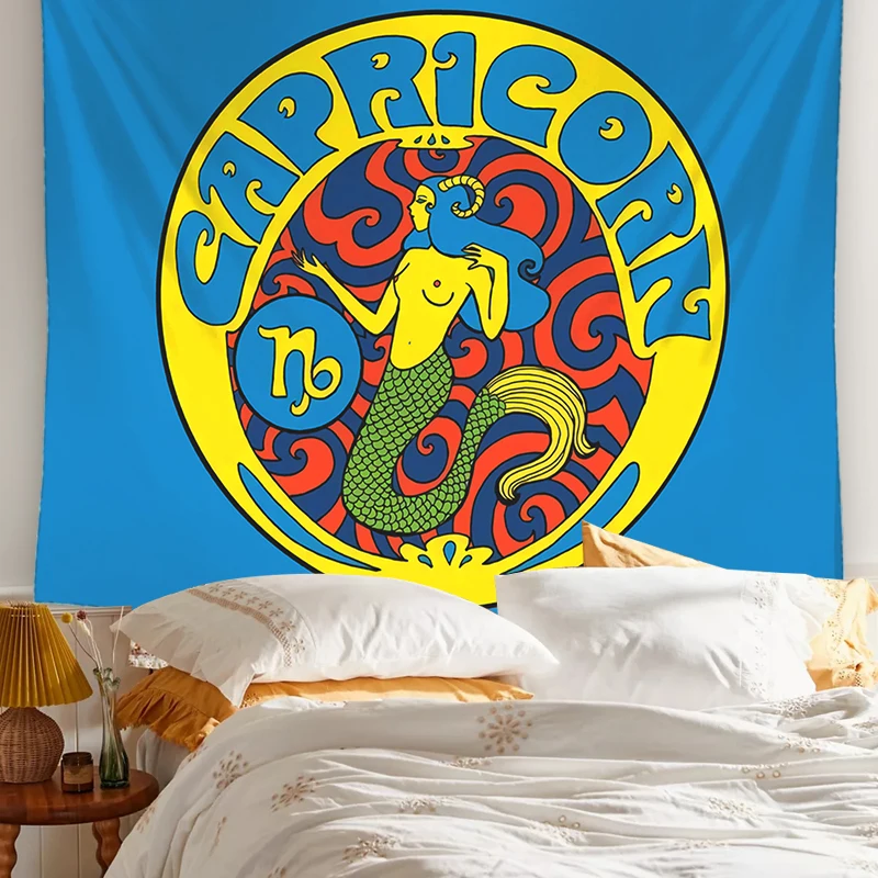 Гобелен в стиле Таро созвездия гобелен бохо настенная подвеска Триппи гадания