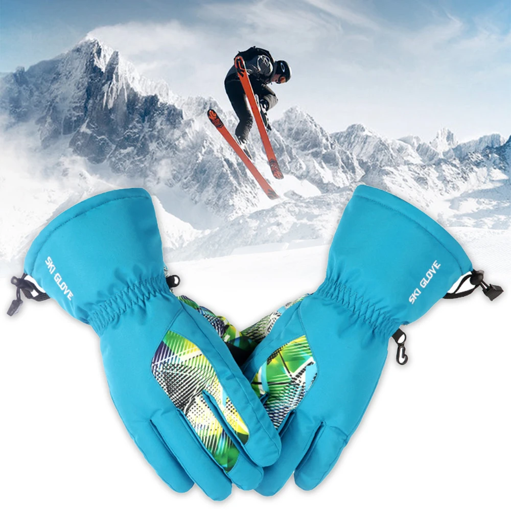 

1 Pair Ski Gloves M/L Touchscreen Women Ski Snow Gloves Thermal Waterproof Outdoor Sports Motorcycle Snowboard Mittens