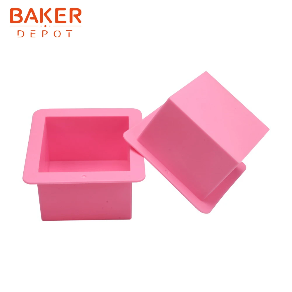 Силиконовая форма для мыла 500 мл силиконовая торта тостов квадратного хлеба