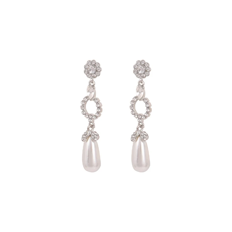 

Light Luxury Pearl 2021 New Trendy Retro Elegant High Sense Generous Women's Long Tassel Earrings