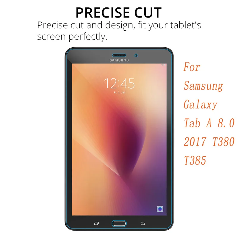 Закаленное стекло 9H для Samsung Galaxy Tab A 8 0 2017 T380 T385 Защитное экрана планшета Защитная