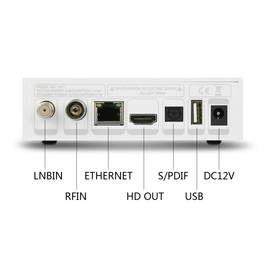 Freesat GTmedia GTC приемное устройство DVB-S2 DVB-C DVB-T2 ISDBT Amlogic S905D android 6,0 ТВ контейнер под элемент питания 2 Гб оперативной памяти, 16 Гб встроенной памяти-цифра спутниковый телевизионный ресивер 1 год M3U