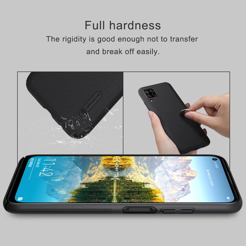 Матовый чехол NILLKIN для Huawei P40 Lite 6 4 дюйма жесткая задняя крышка из поликарбоната Nova