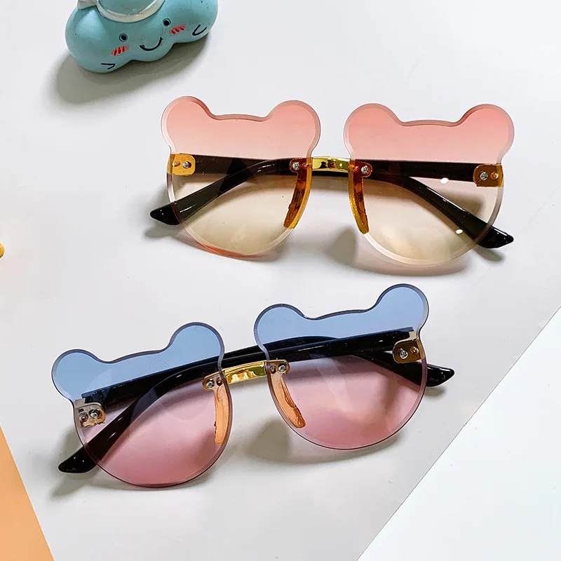 Детские Мультяшные милые Меняющие цвет ленивые солнцезащитные очки новые