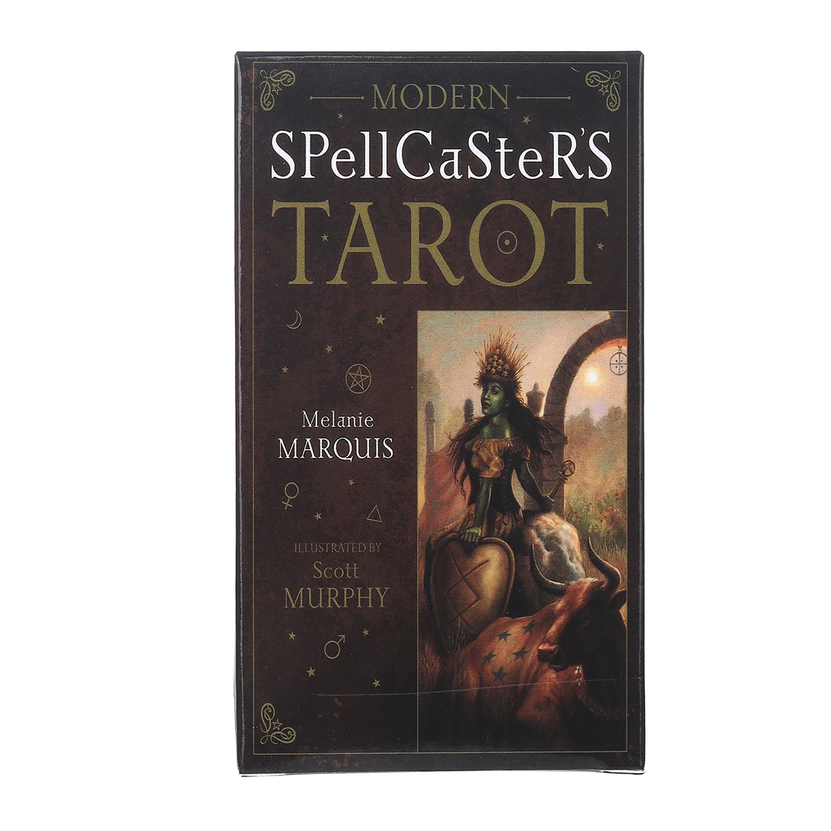 

Современная колода карт-Таро Spellcaster, настольная игра на английском языке для семейных праздников и вечеринок, гадания, карты Таро-судьбы