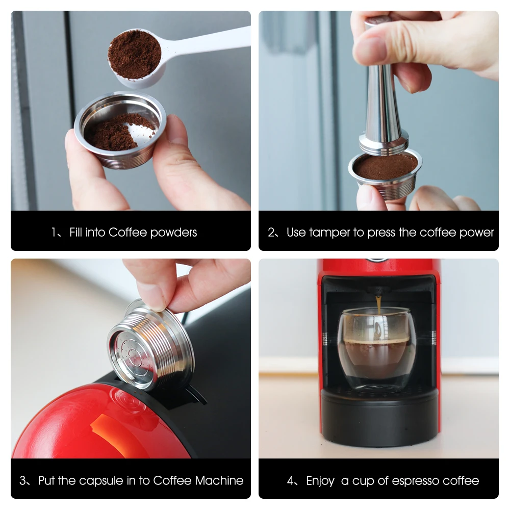Icafilas Lavazza A Modo Mio кофе капсулы многоразовые нержавеющая сталь кофе фильтр для Lavazza A Modo Mio JOLIE& ESPRIA машина