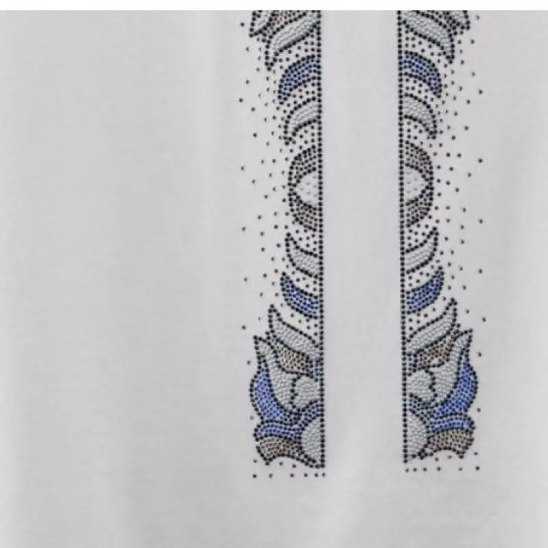 

Summer Cotton Mens T-shirts Luxury Colorful Diamond Short Sleeve Male T-shirts Fashion Slim Fit Man T-shirts Black White