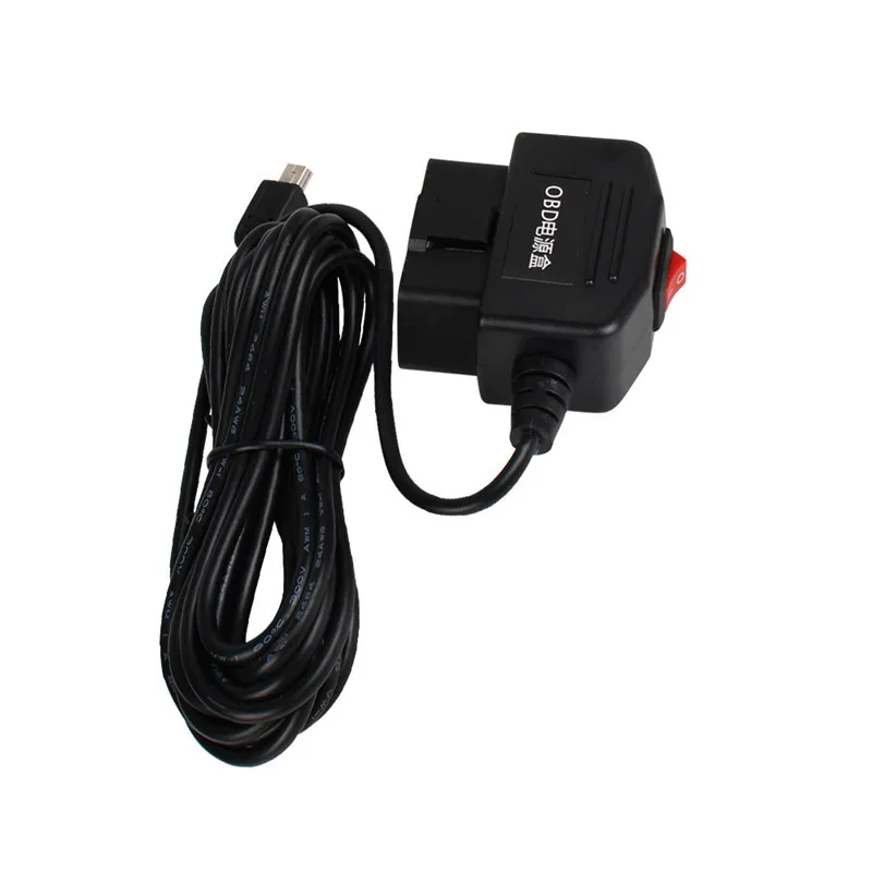 Видеорегистратор OBD зарядное устройство Mini USB релейный переключатель ACC адаптер