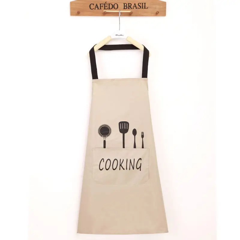 Женский водонепроницаемый маслостойкий фартук кухонный Регулируемый Карманный