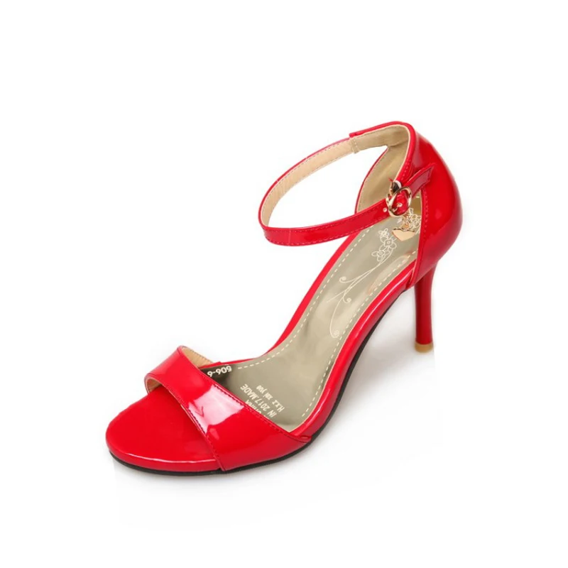 Большие размеры 12 13 14 босоножки на высоком каблуке Женская обувь женские летние