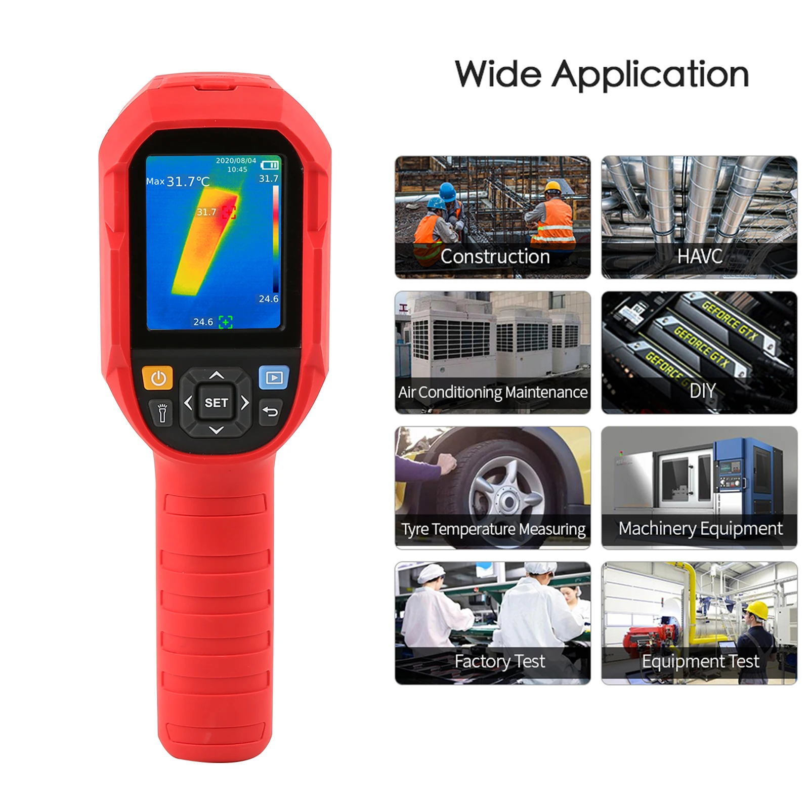UNI T UTi260B/UTi85A 15 ℃ ~ 550 инфракрасный Термальность Imager поверхности Температура в