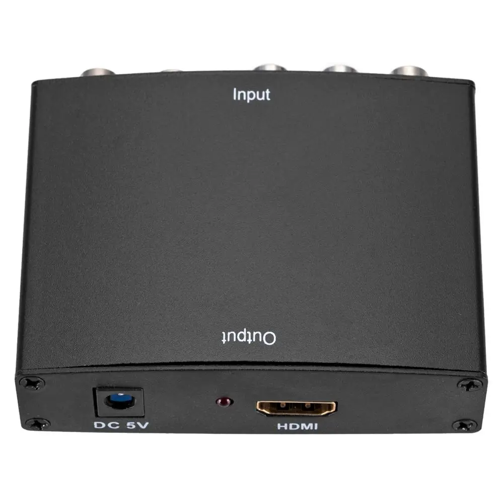 YPbPr R/L к HDMI совместимый преобразователь 1080P Компонентный видео конвертер аудио