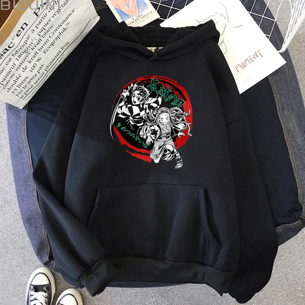 

Japanese Anime Demon Slayer Hoodies Agatsuma Zenitsu Manga Printed Men Sweatshirt Harajuku Streetwear Top Casual Unisex Pullover