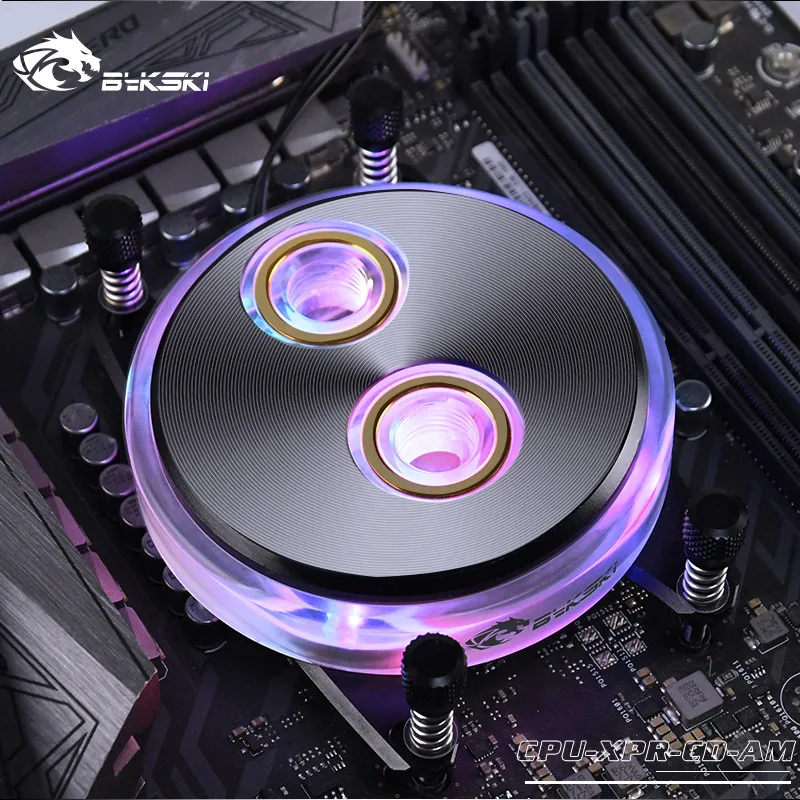 Радиатор водяного блока процессора BYKSKI для AMD Ryzen7/5/3 AM4 /AM3 + AM2 +/AM2/FM2 FM2/FM1 INTEL LGA11X LGA2011X