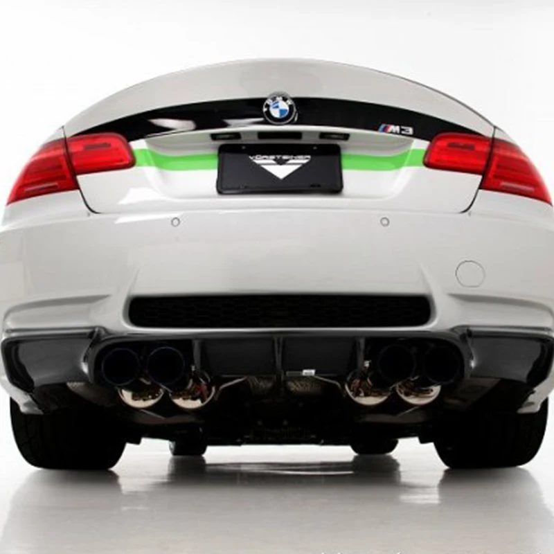 E92 M3 Vorsteiner Стиль Авто углеродное волокно комплект задней части кузова бампера для