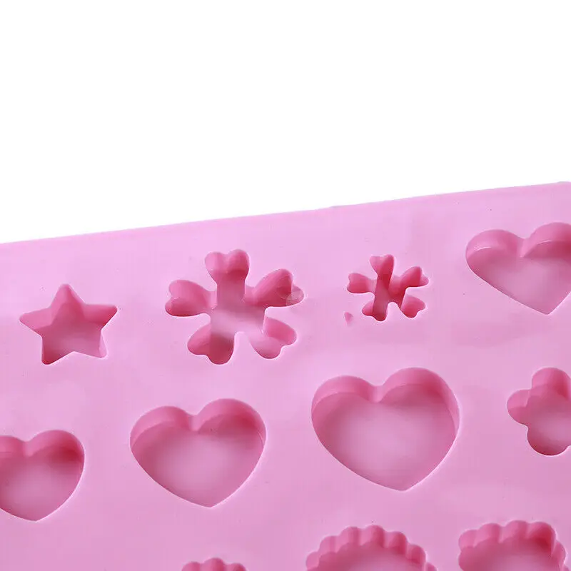 

Silicone Tools LOVE Heart Star Baking Chocolate Mould Valentine's Day Making New Sugarcraft Mould DIY Kitchen Bakeware