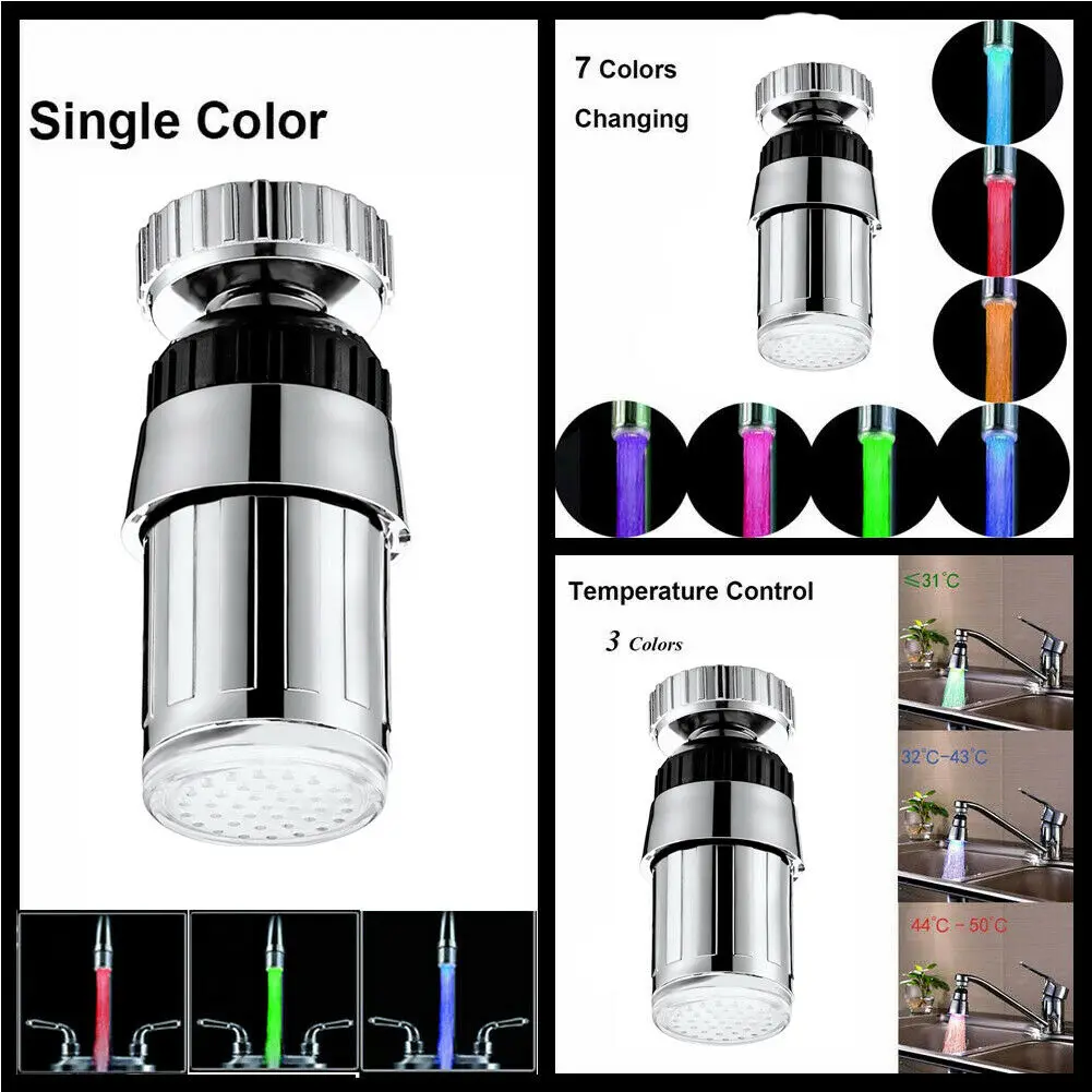 Кухня световой светильник up светодиодный смеситель для душа крана насадка