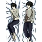 Чехол с аниме Death Note, крутая наволочка для косплея L.Lawliet Dakimakura, обнимающая подушка для тела