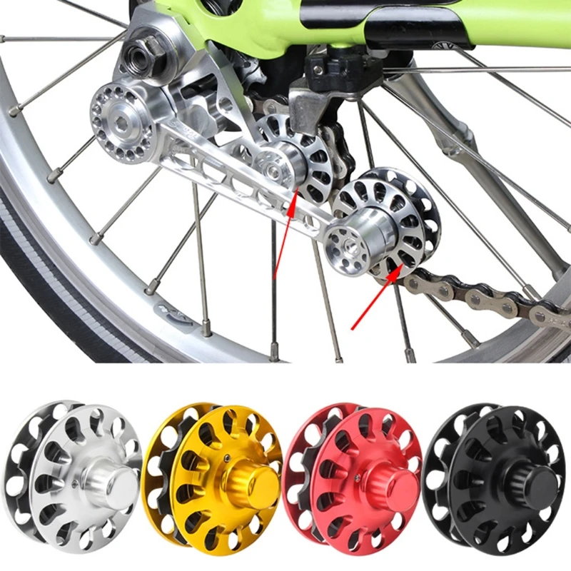 

Bicycle Chain Guide Wheel 2/3/6 Speed MTB Folding Bike Rear Derailleur Chainring Tensioner Pulley