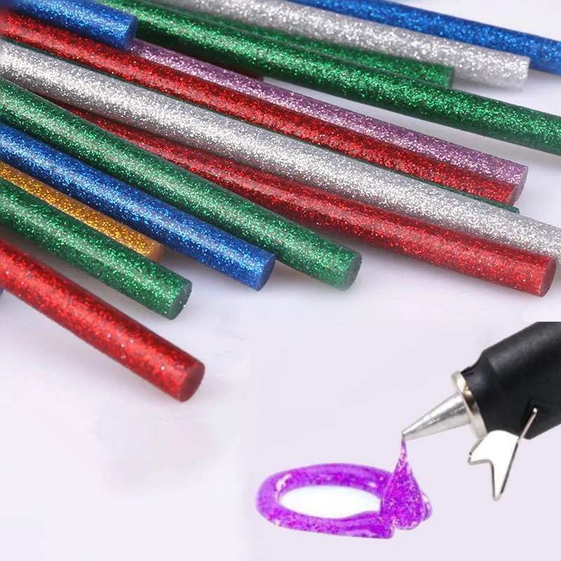 Блестящие термоклеевые палочки для клеевого пистолета 25 шт.|Поделки своими