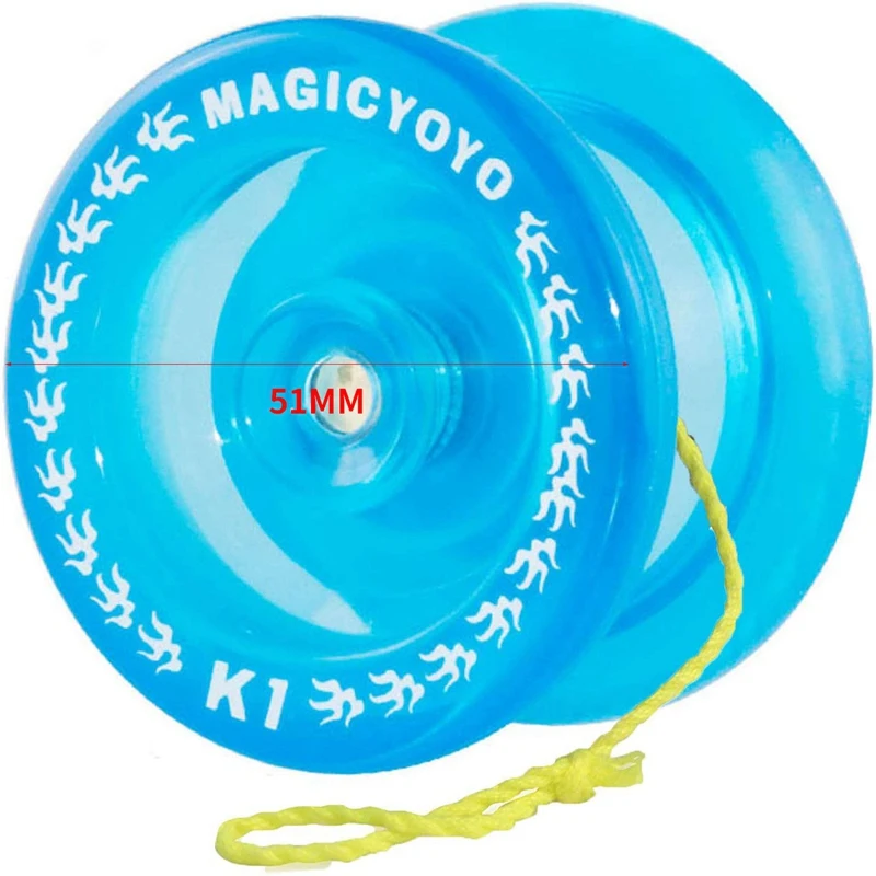 MAGIC YOYO Crystal Blue K1 отзывчивый мяч Yoyo 3 струны + перчатка сумка подарок | Игрушки и