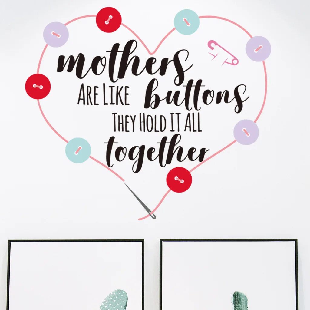 

MOTHER'S Day Wall Stickers Holiday Decorative Stickers Bedroom Living Room Decorative Stickers