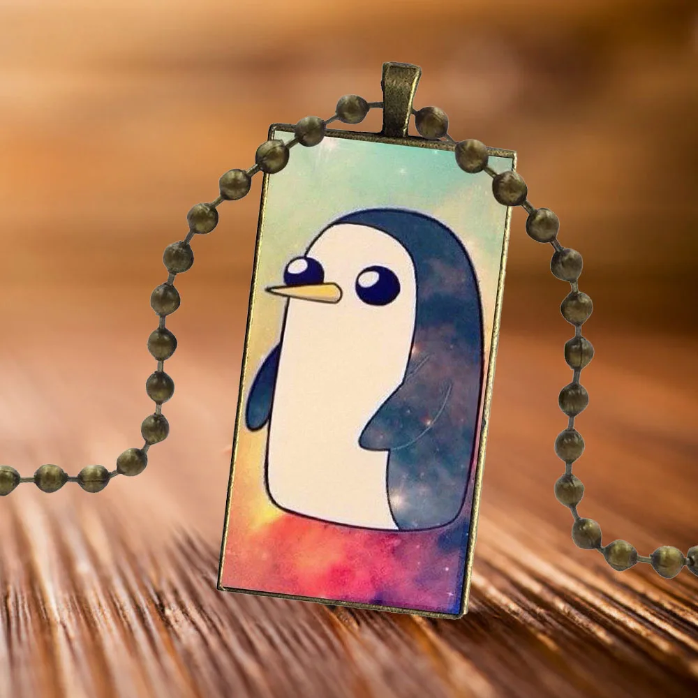 Из мультфильма Время приключений Гюнтера ожерелье с цитатой со стальным