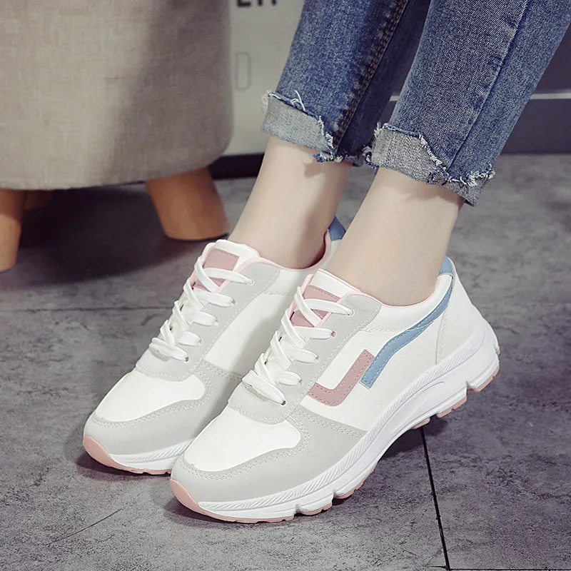 Женские кроссовки для бега новинка весны 2019 женские модная дышащая обувь из