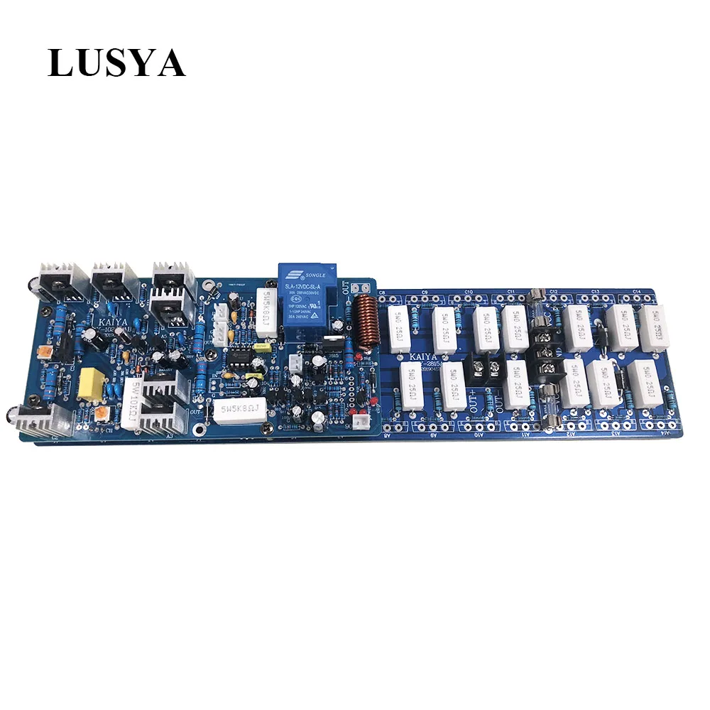 Lusya 28 шт. C5200 aeas силовая трубка JRC5532D Op amp 1500 Вт моно мощный усилитель плата