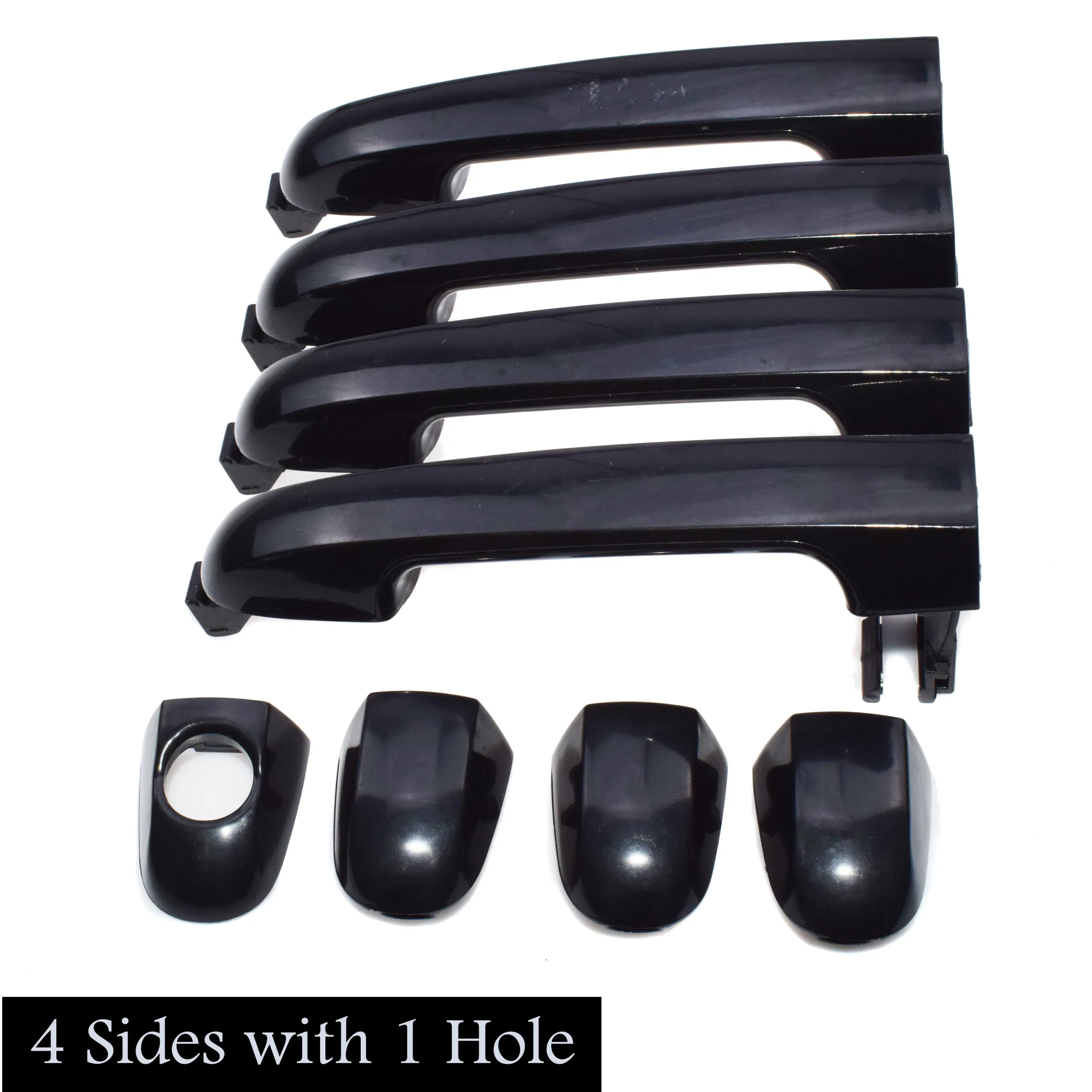 SMILING WAY# Interior Inside Door Handle Catch Set For Hyundai Elantra 2.0L 2007 2008 2009 2010 2011 2012 - Цвет: 4 Sides 1 Hole