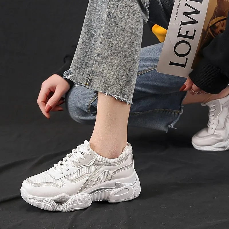 

summer Woman's Wedges Shoes Ladies Casual Shoes Fashion Female High Quality Sports shoes breathable Woman Shoes