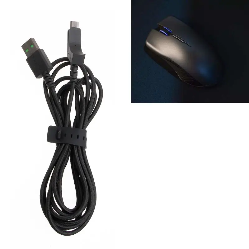 Мышь проводная мышь кабель для razer Lancehead Беспроводной игровой зарядка через USB