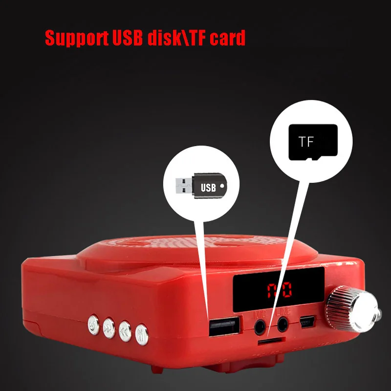 Портативный Bluetooth-динамик беспроводной FM-радиоприемник USB TF-плеер функция AUX от