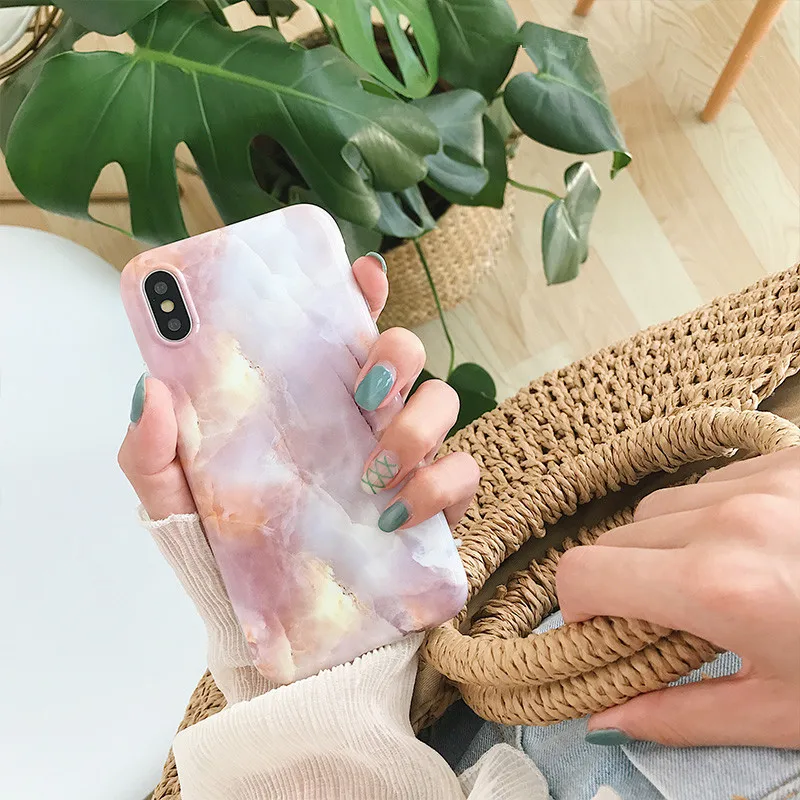 Темперамент мрамор все включено ТПУ силиконовый чехол для телефона iPhone Xs Max XR 6 1