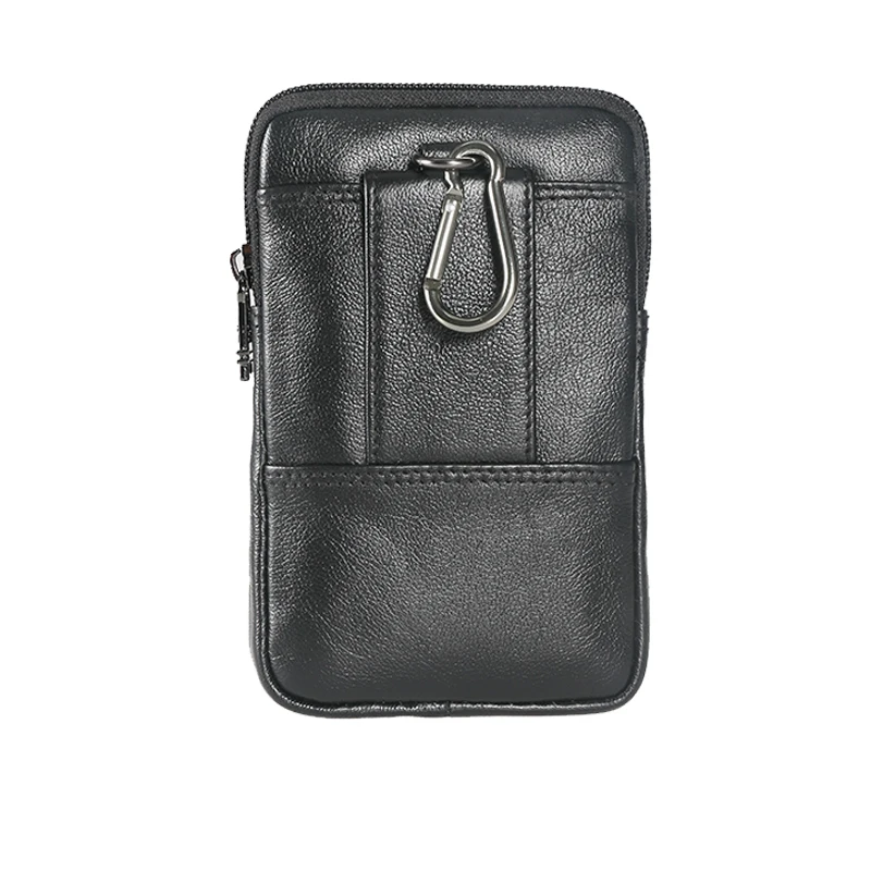 Phone Pouch Belt Waist Bag for UMIDIGI BISON Doogee Blackview Cubot 5.8'' 6.3'' Case Flip Cover Genuine Leather Zipper bags |
