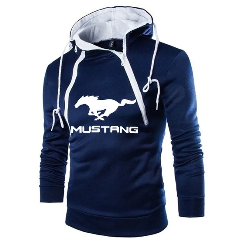 

Men's hoodies for Mustang Car Logo Printed ashion Spring Autumn Pullover high quality Streetwear Men's clothes casual SportsweaT