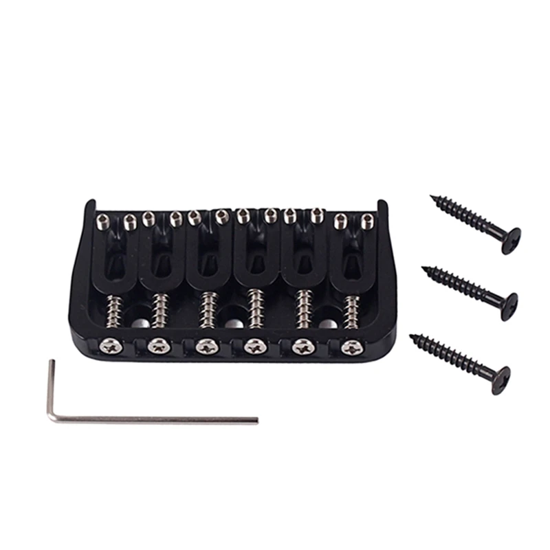 Седельный мост на 6 струн для электрогитары бас/струны через корпус аксессуары