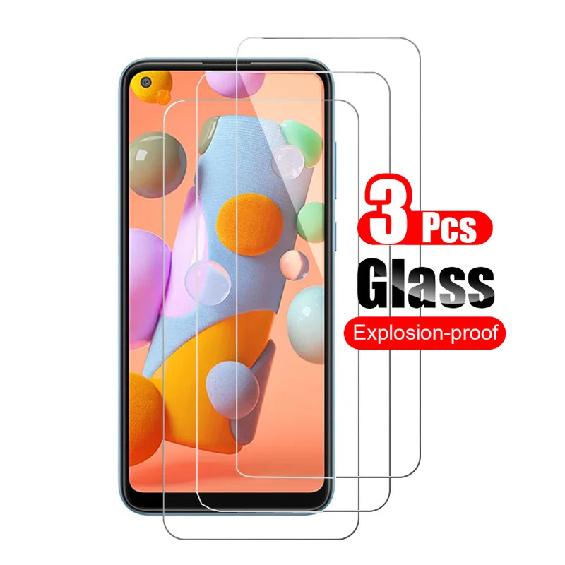 

3pcs for samsung galaxy a11 tempered glass screen protector hd on for samsung galaxy a11 film premium glass 9h hd protect