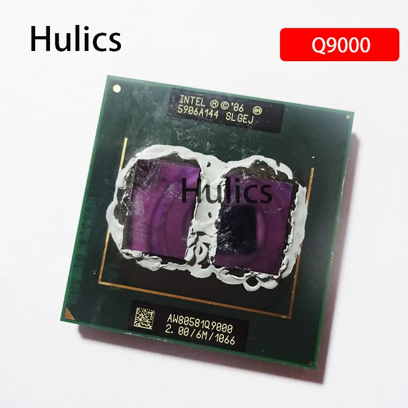 

Hulics Used Intel Core 2 Quad Mobile Q9000 SLGEJ 2.0 GHz Quad-Core Quad-Thread CPU Processor 6M 45W Socket P