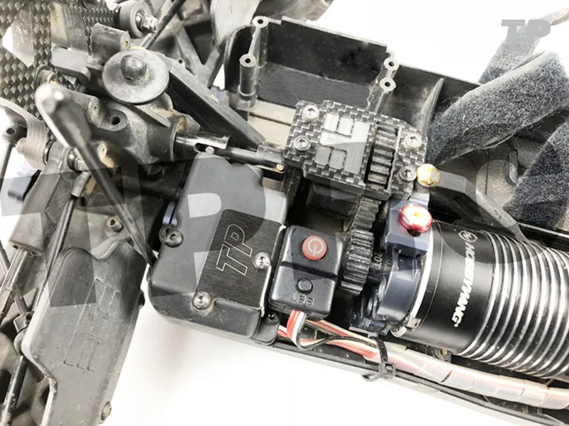 Центровая дифференциальная крышка из углеродного волокна Diff для 1/10 Tekno MT410 ET48.3