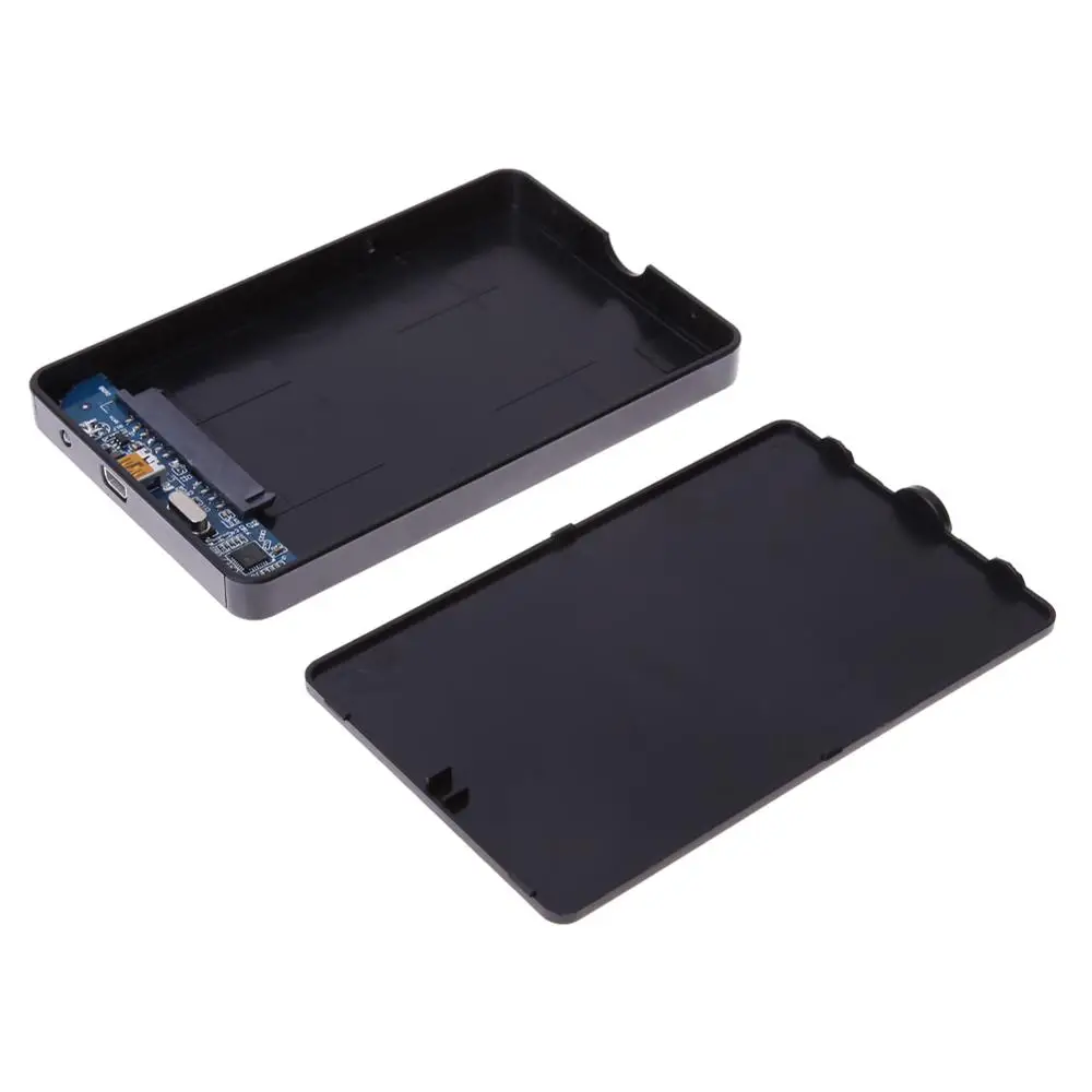 2,5 дюймов USB 3,0 SATA адаптар для жестких дисков 5 Гбит/с внешний жесткий диск USB жесткий диск sata дисков Корпус для внешнего жесткого диска ssd-бокс w/с откидной крышкой