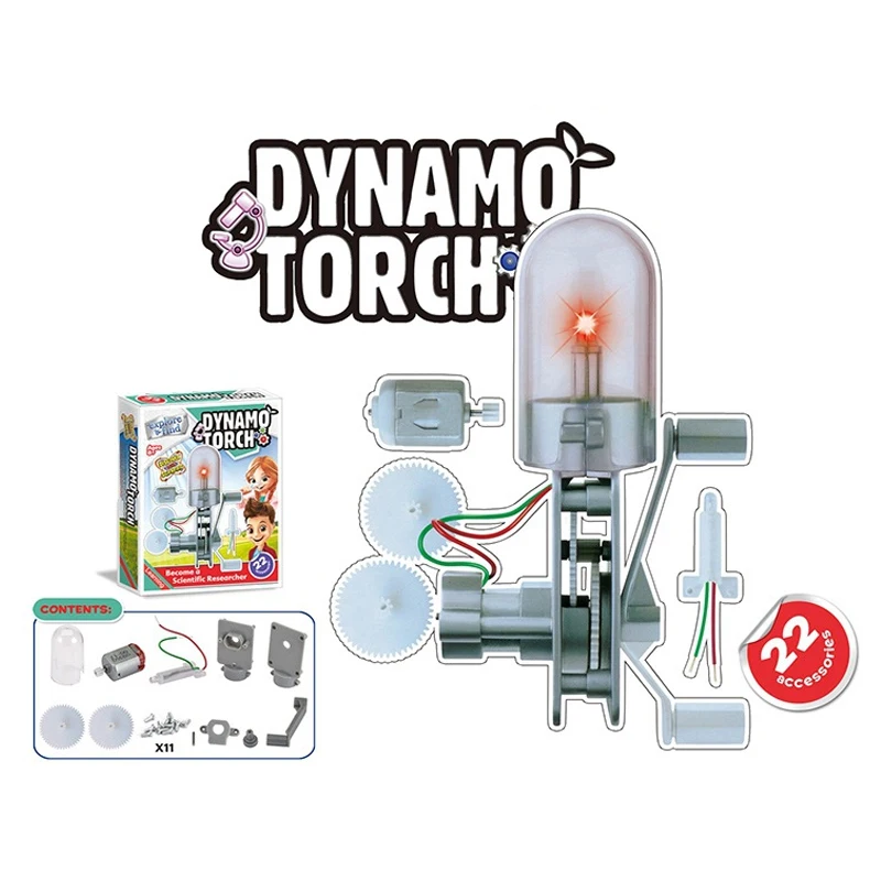 Flashlight Lab Toy Education Series Physics Generator Children Experiment Circuit Teaching Science Projects for Kids stem toys | Игрушки и