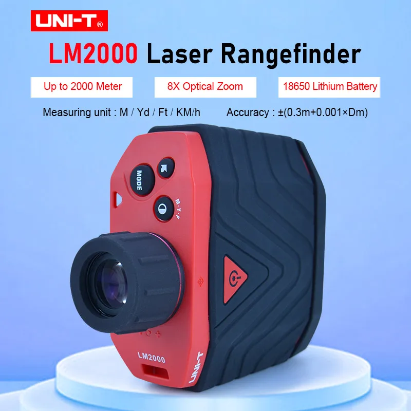 

UNI-T LM2000 Telescope rangefinder laser distance meter Golf/Hunting/Construction/Forestry Outdoor 2000m rang finder
