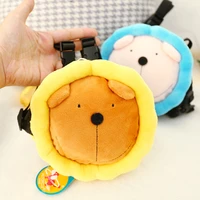 new arrival dog puppy outing convenient fashionable little lion schoolbag backpack fit dog pet cat cute backpack sale