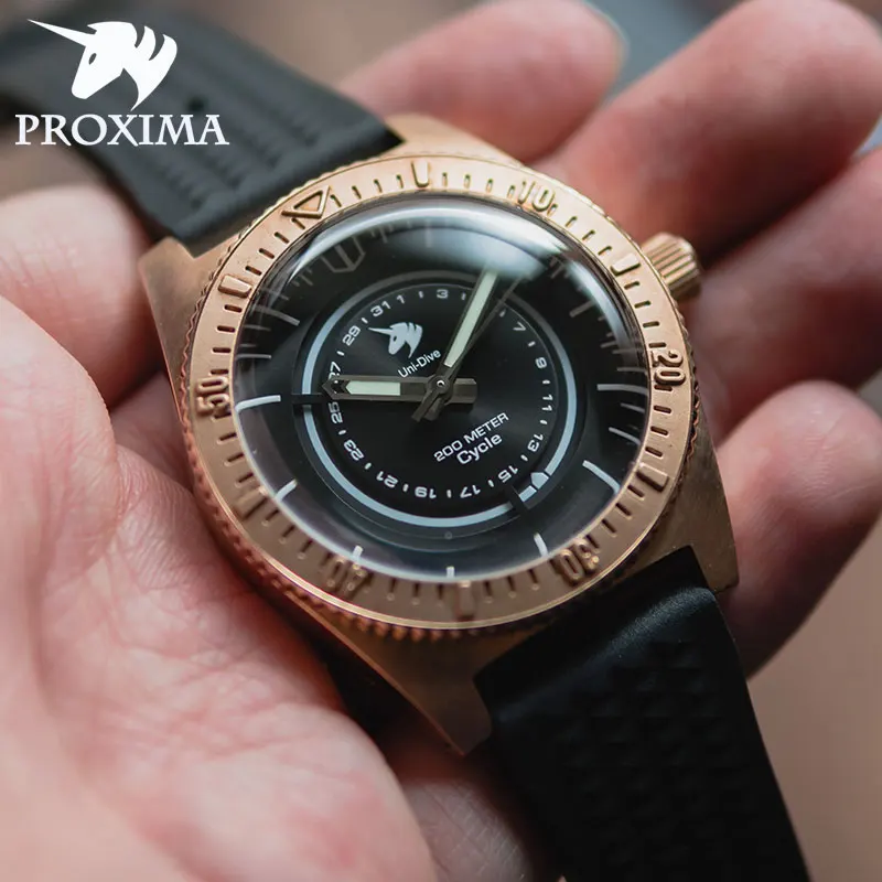 

Proxima 2021 New Casual Men's Mechanical Watch Brand Automatic Diving Watch Sapphire Waterproof Japanese NH35 Sports Watch