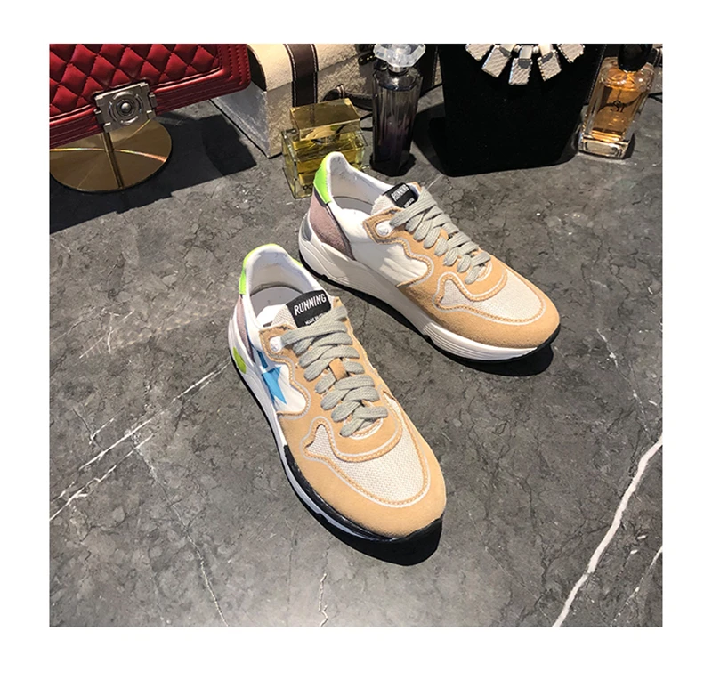 Кроссовки с граффити; женская спортивная обувь; Zapatos De Mujer; беговые кроссовки со шнуровкой; Ins; популярные потертые кроссовки; Женская обувь в стиле ретро